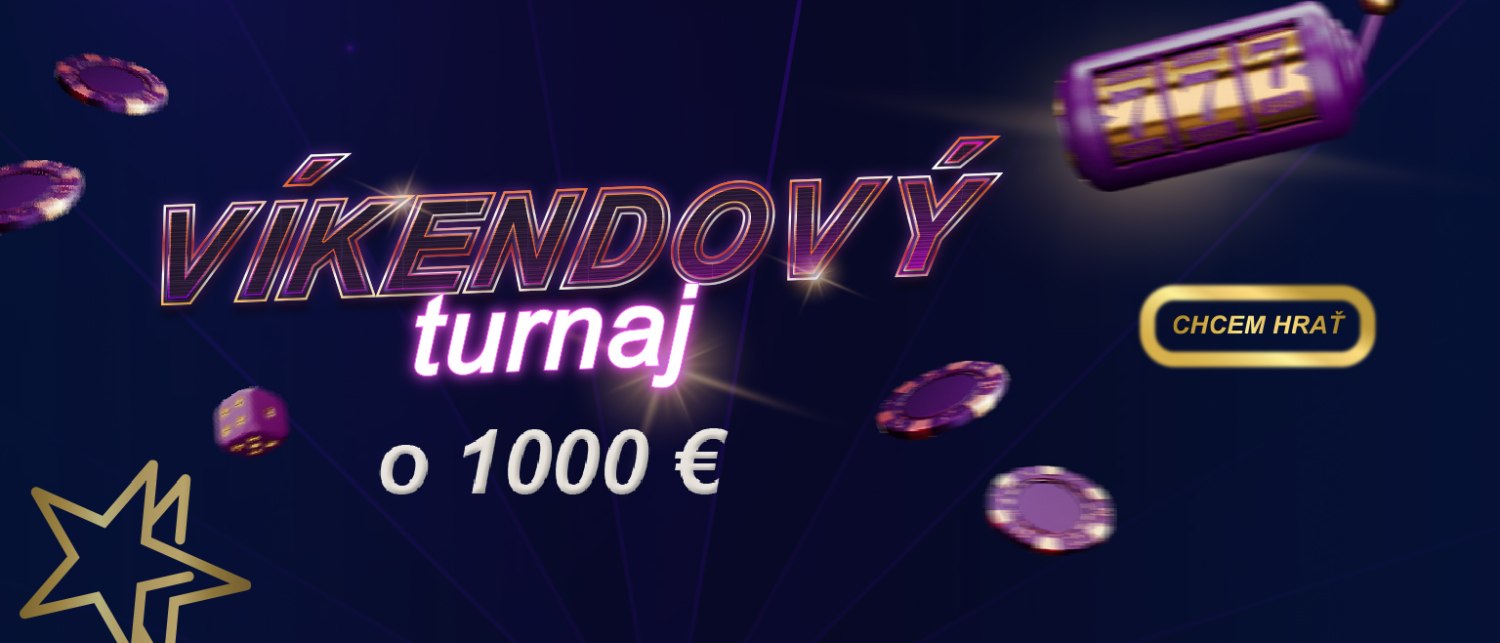 Víkendový turnaj o 1000 € 