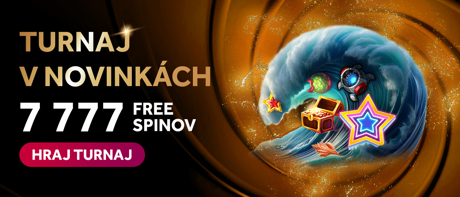 Turnaj v novinkách o 7777 free spinov