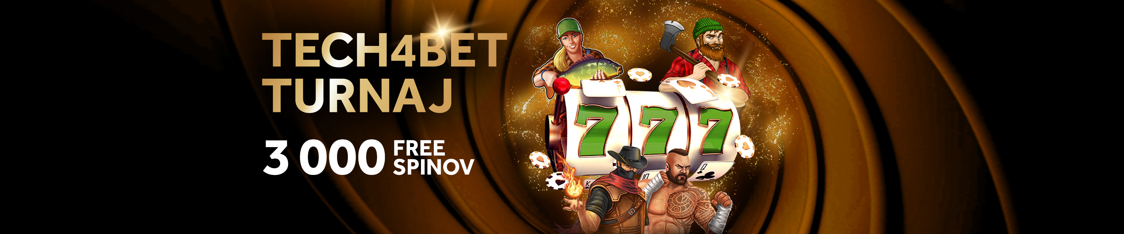 Tech4Bet turnaj o 3 000 free spinov
