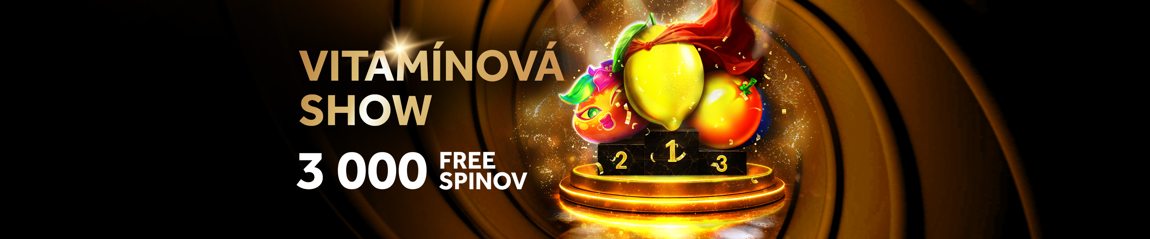 Vitamínová show o 3000 free spinov