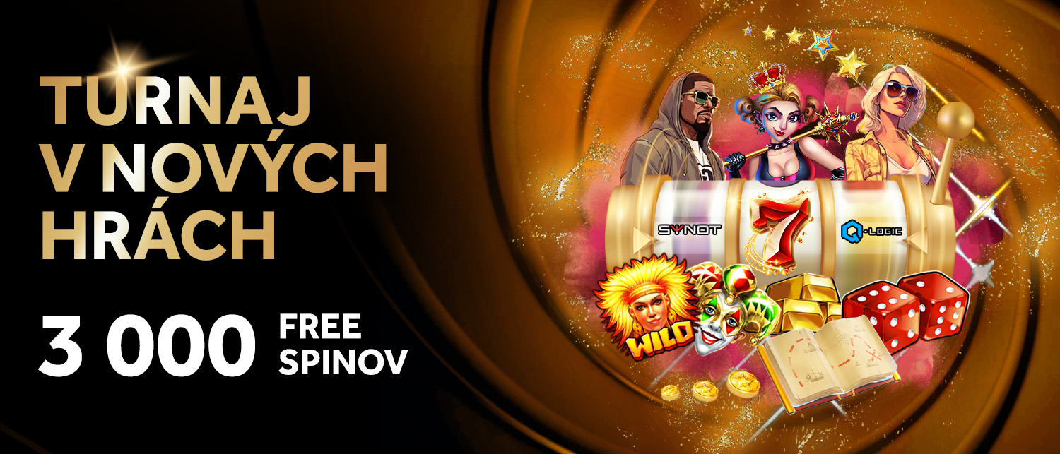 Turnaj v novinkách o 3000 free spinov