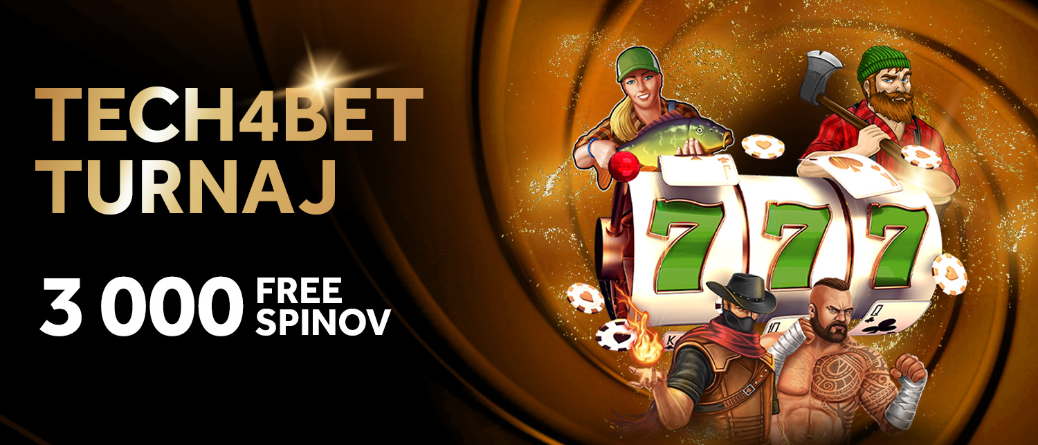Tech4Bet turnaj o 3 000 free spinov