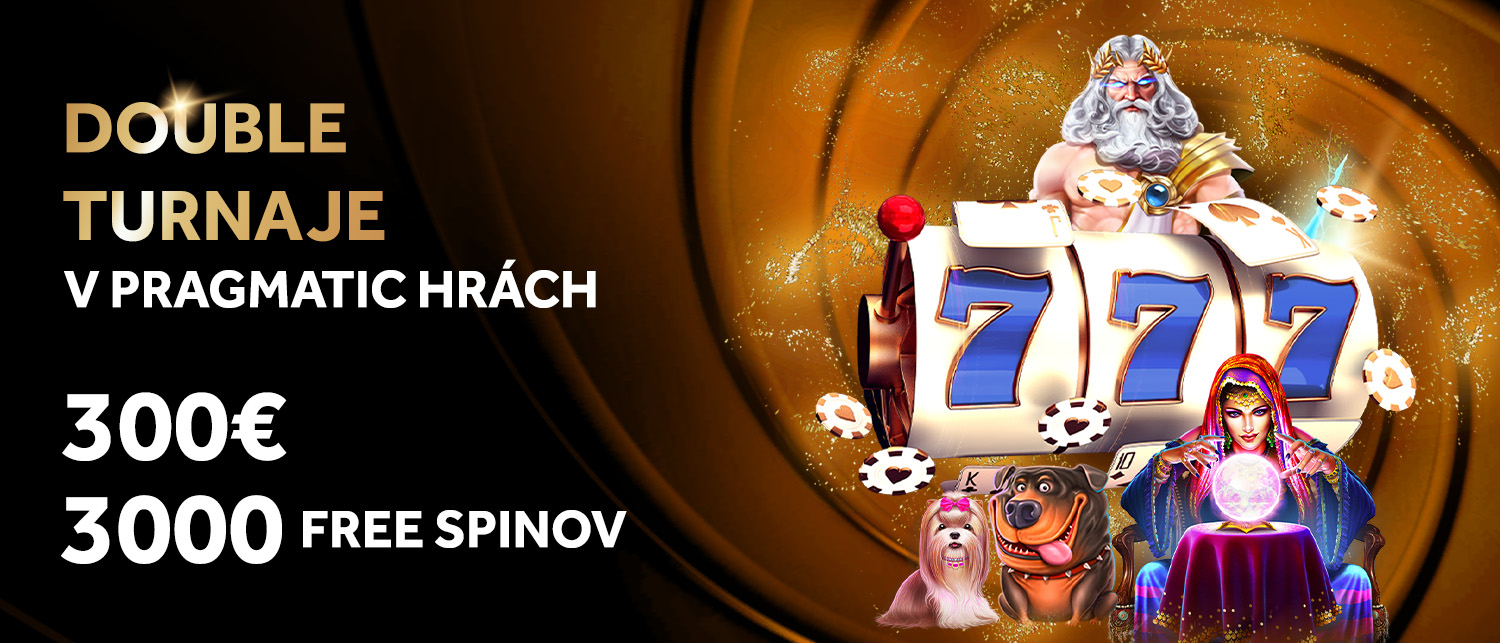 Double Pragmatic turnaje o 300 € a 3 000 free spinov