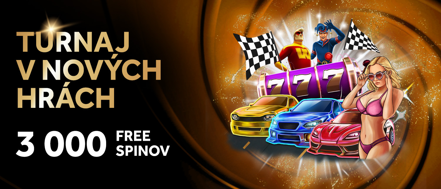 Turnaj v novinkách o 3000 free spinov