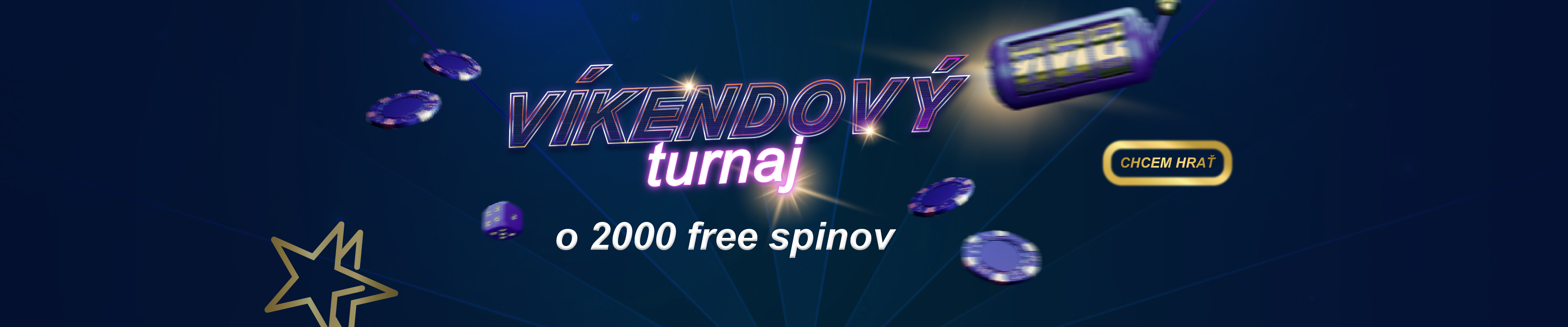 Víkendový turnaj o 2 000 free spinov