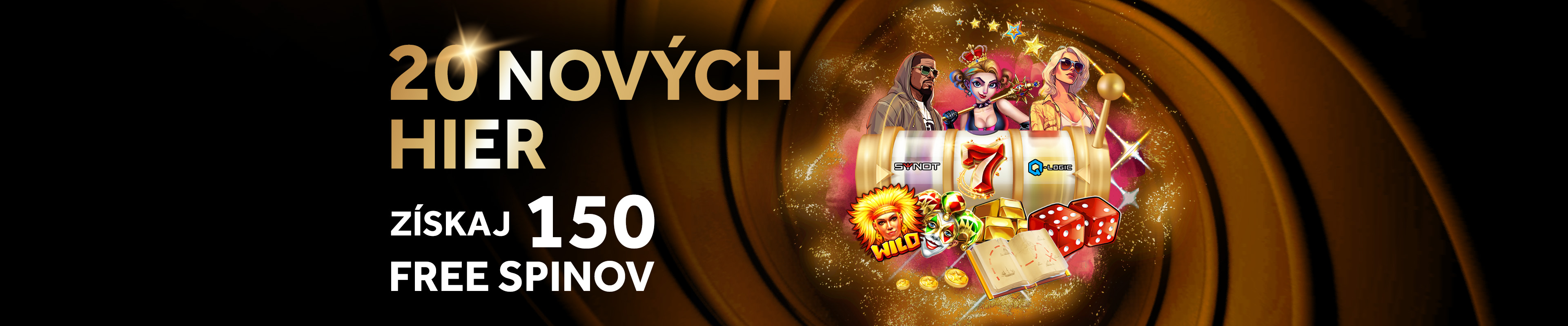 Nové hry so 150 free spinmi