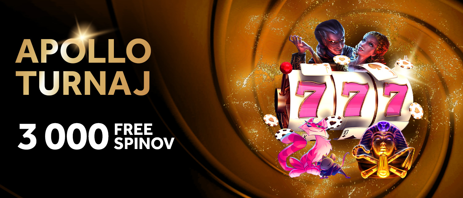 Apollo turnaj o 3 000 free spinov